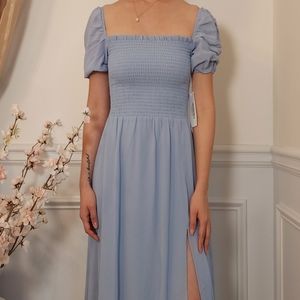 Reformation Meadow Dress in Mineral
